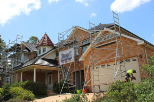 Asnu Scaffolding Sydney - Roof Finial Repairs