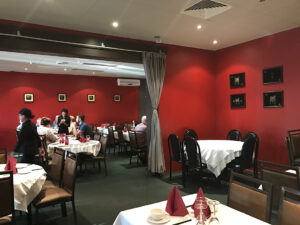 ASNU commercial painters providing high-quality interior finish for a local Chinese restaurant building